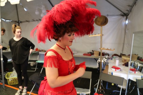 Senior Andrea Martinez gets transitioned into Dolly for her lead performance in the most recent musical "Hello Dolly!".