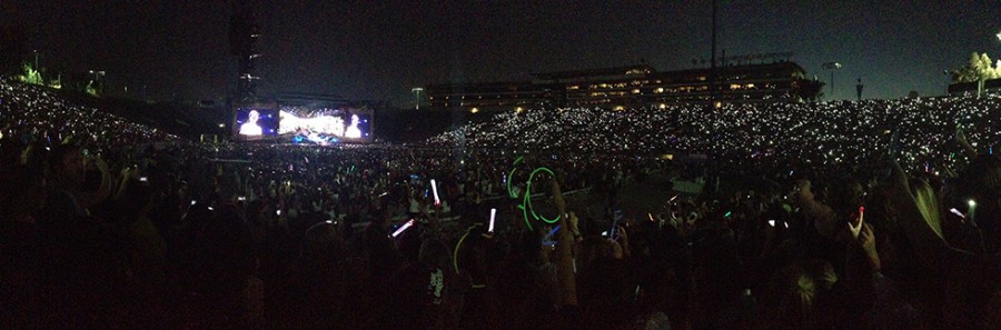 One Direction plays to 60,000+ fans at the Rose Bowl on Sept. 12, 2014.