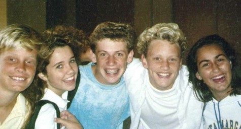 SMCHS students share a laugh together in 1989. 
