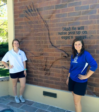 Raise them up on Eagle's wings - Senior Kristen Mahoney and Nicole Buechler are the co-presidents of the Special Olympics club at SMCHS.