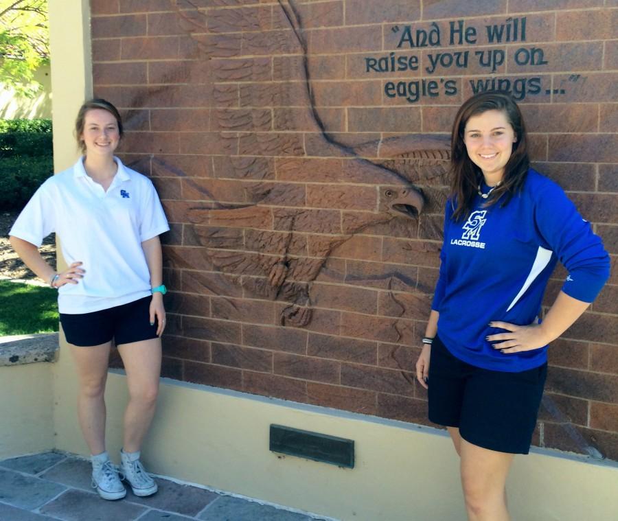 Raise them up on Eagles wings - Senior Kristen Mahoney and Nicole Buechler are the co-founders of the Special Olympics club at SMCHS.