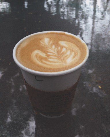 Coffee art - A rainy day is the perfect opportunity to snag a cup of joe.