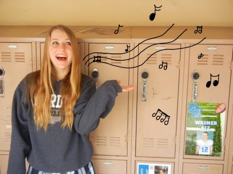 Sing study succeed - Sophomore Julianna Reisinger uses her musical talents to help her at school.