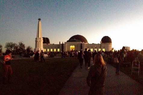 L.A. natives and tourists alike flock to the Griffith Observatory for Free Star Night, where the Observatory offers the public a chance to look at the night skies through the lenses of telescopes.