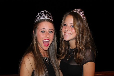These two twin princesses, freshmen Kennedy and McKenzie Shulman, enjoy their fifteenth birthday together. 