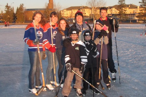 Hockey brings my family and friends together every winter.
