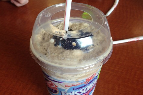 Tim Hortons' "Ice Capps" are so yummy that I drink them even in the winter.