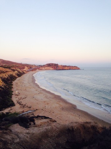 One of the main lookout points from Crystal Cove State Park shows the untouched beauty of Newport Beach. 