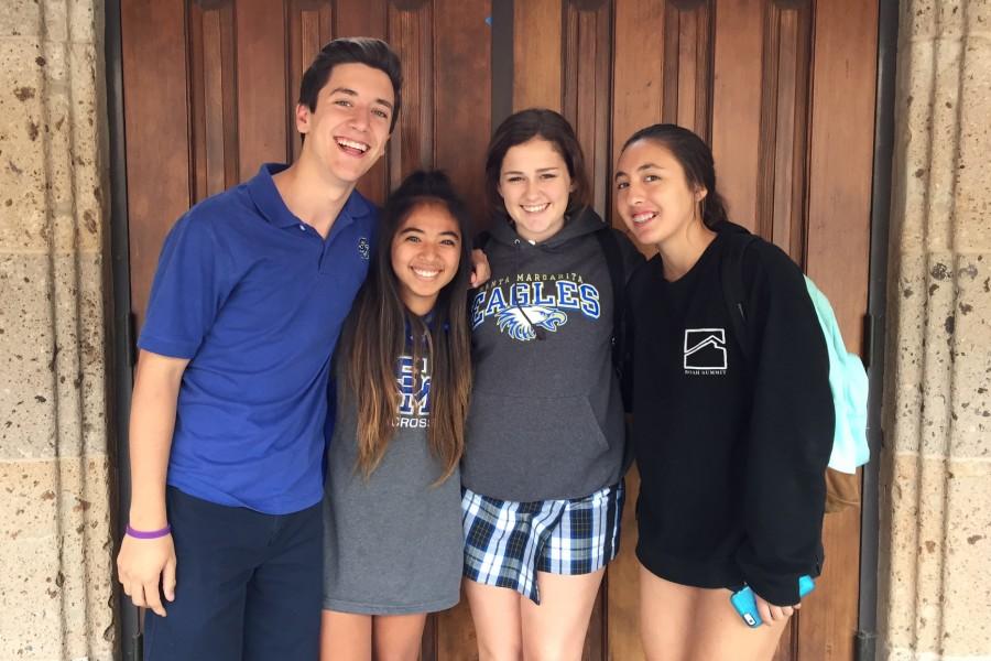Sophomores Nicholas Giardini, Keana Gonzales, Maggie Jennison and Brooklyn Brady take off to Mexico on May 16.