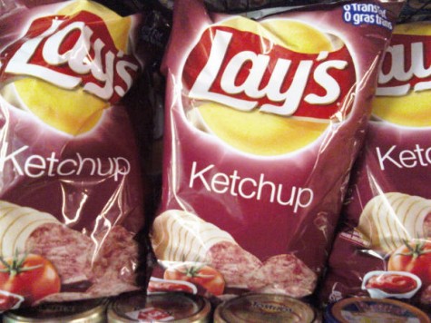 Canada boasts its unique DELICIOUS chip flavors. 