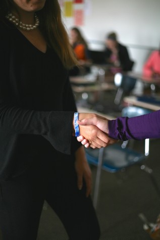 Shake off the nerves - A confident handshake is essential to a strong first impression.