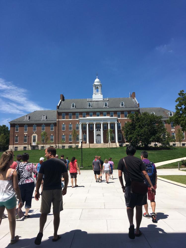 University of Maryland library- One of the universities largest building on campus. 