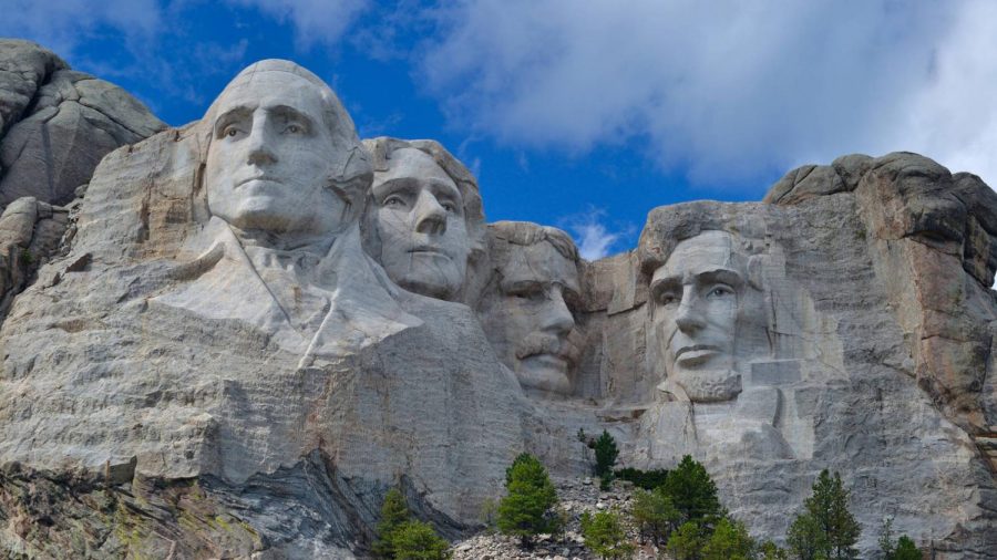 Faces behind Mount Rushmore