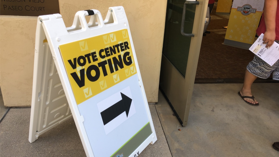 
This vote center is one of many located across Orange County where voters have access to a myriad of services. 