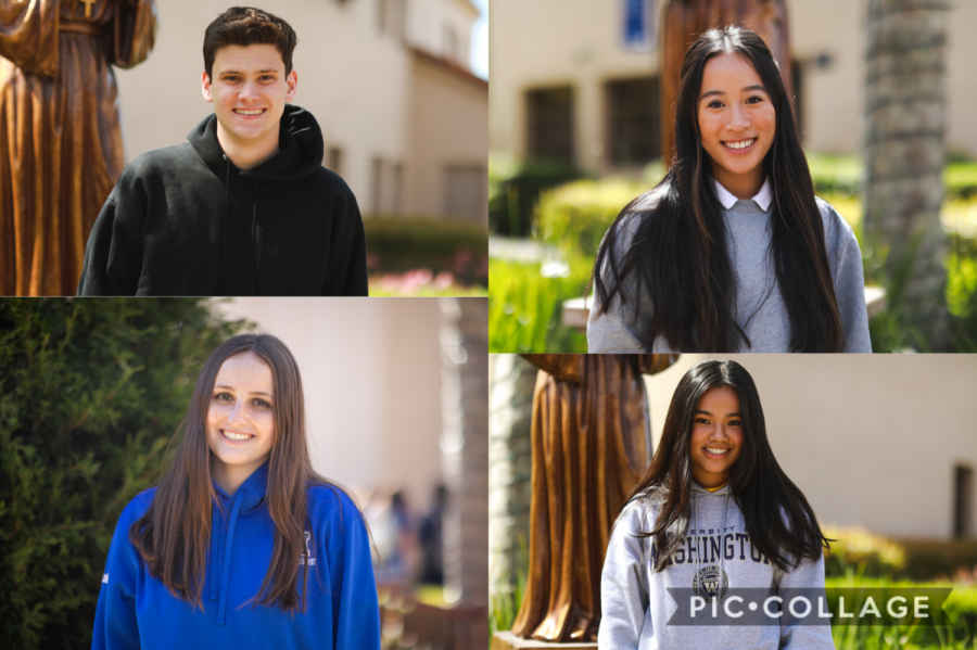 The student body has elected Jack Graham (top left) as ASB Vice President, Sophie Tran (top right) as ASB Treasurer, Alexis McCabe (bottom left) as ASB President, and Samantha Cruz (bottom right) as ASB Secretary.