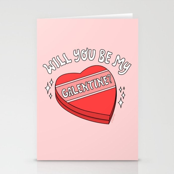 Some Galentines Day card slogans & ideas.